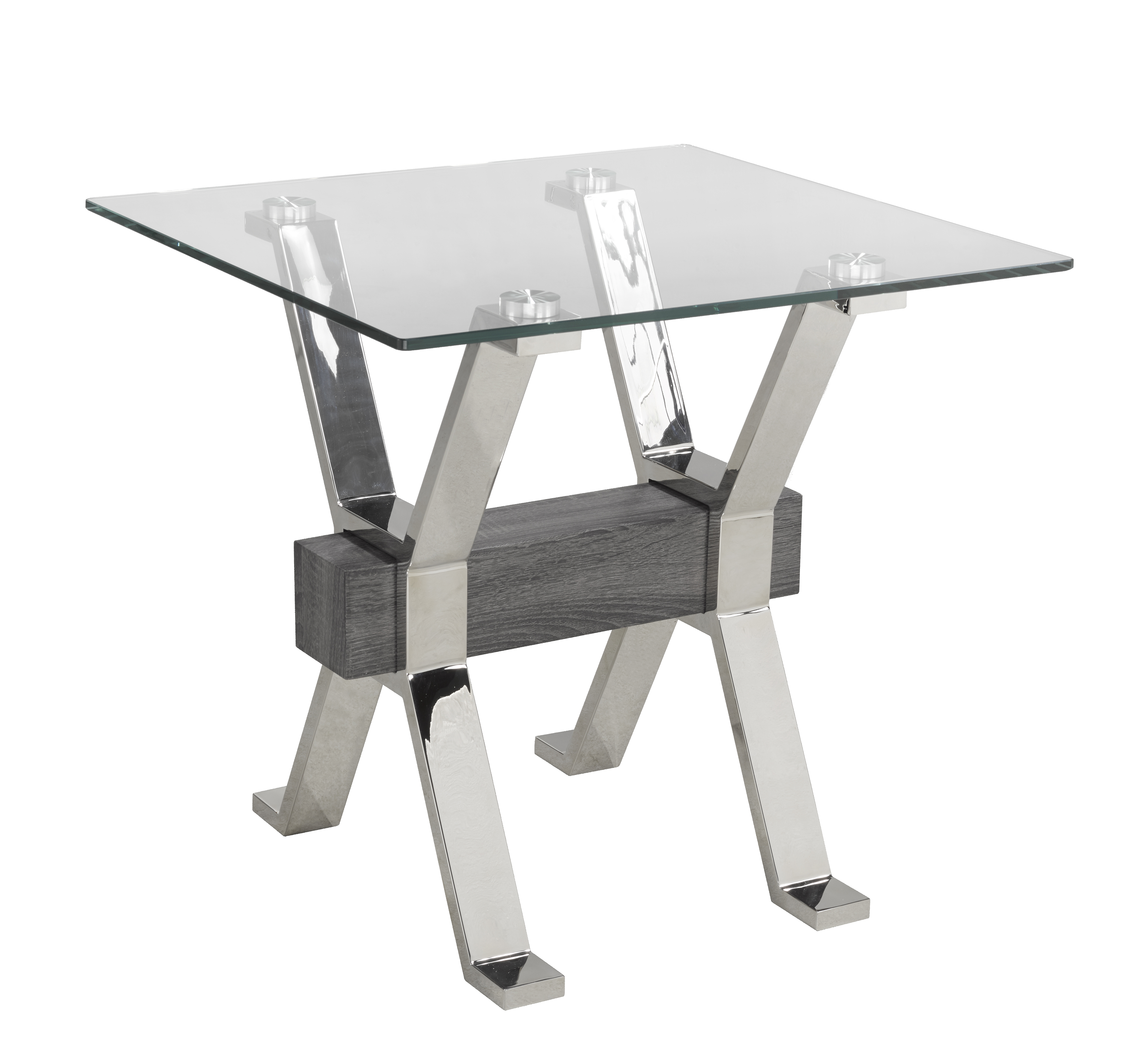 END TABLE - GREY/SILVER
