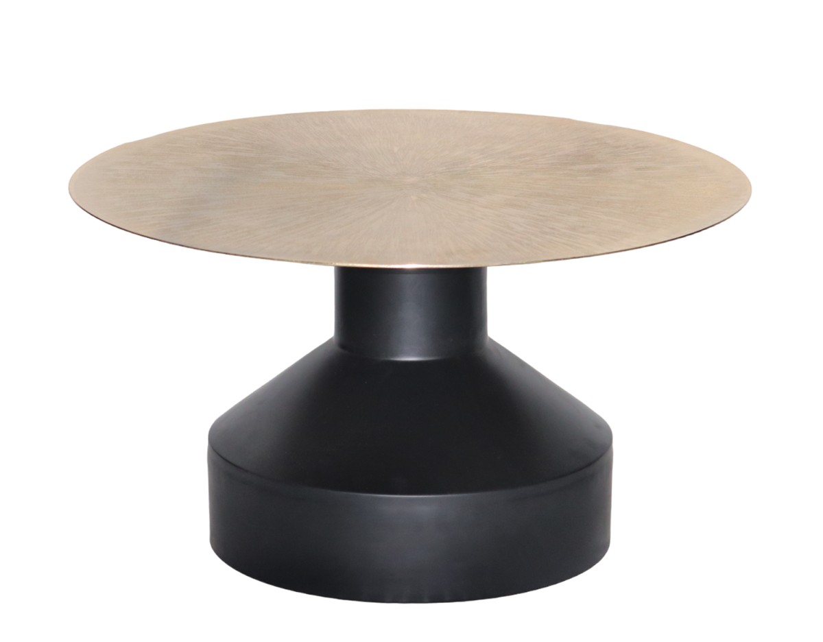 COFFEE TABLE - BLACK/GOLD