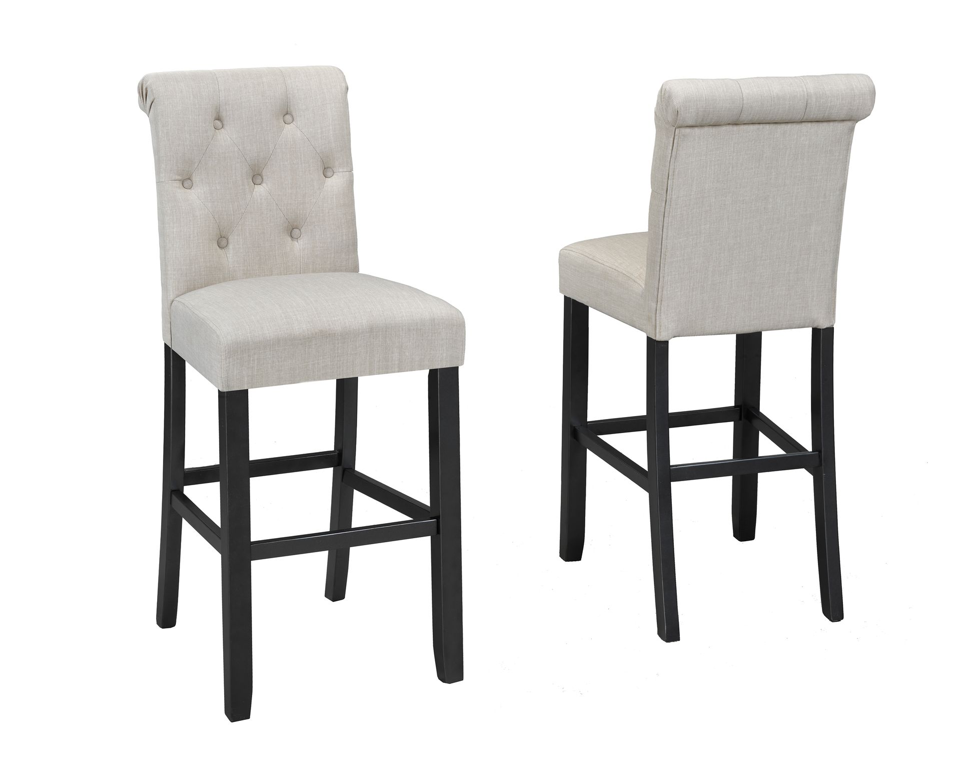 29'' BAR STOOL, SET OF 2 - BEIGE