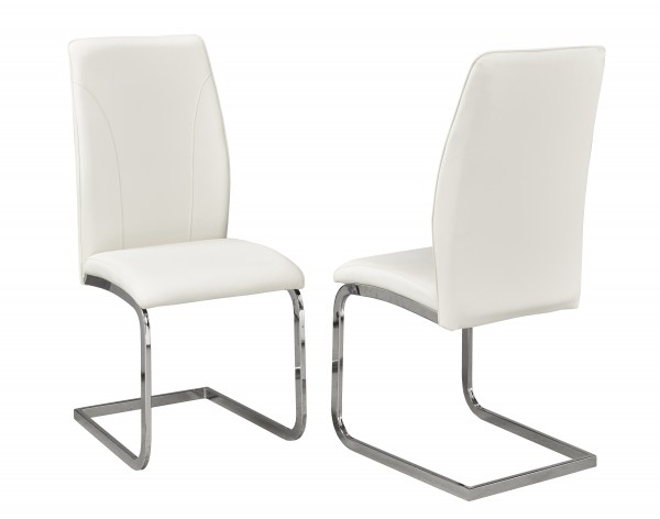 DINING CHAIR, SET OF 6 - WHITE