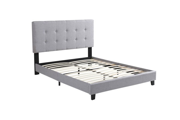 CABO TWIN PLATFORM BED, SILVER