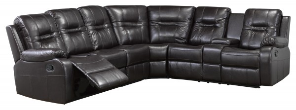 RECLINER SECTIONAL - CHOCOLATE