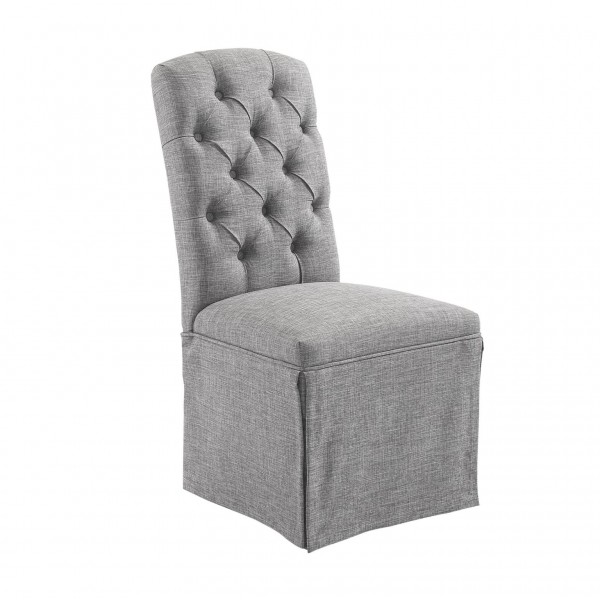 SIDE CHAIR, SET OF 2 - LIGHT GREY