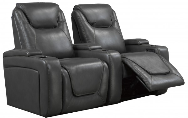 2-SEATER POWER HOME THEATRE - GREY