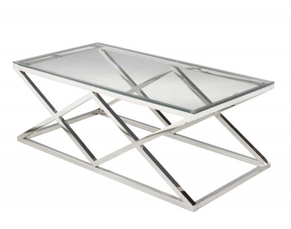 COFFEE TABLE - SILVER