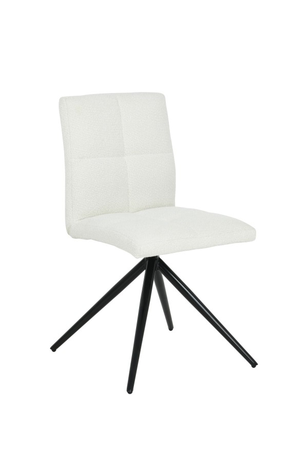 DINING CHAIR, SET OF 2, WHITE