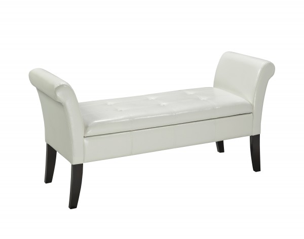 ACCENT BENCH - WHITE
