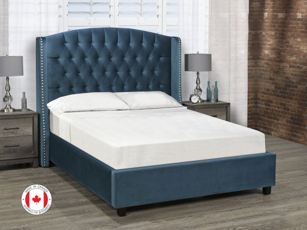 FULL PLATFORM BED - DARK TEAL 