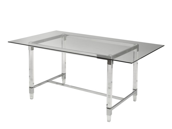 DINING TABLE - SILVER
