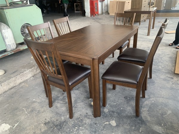 7-PIECE DINING SET - ESPRESSO