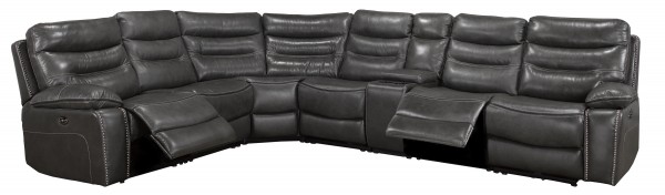 POWER RECLINER SECTIONAL - GREY