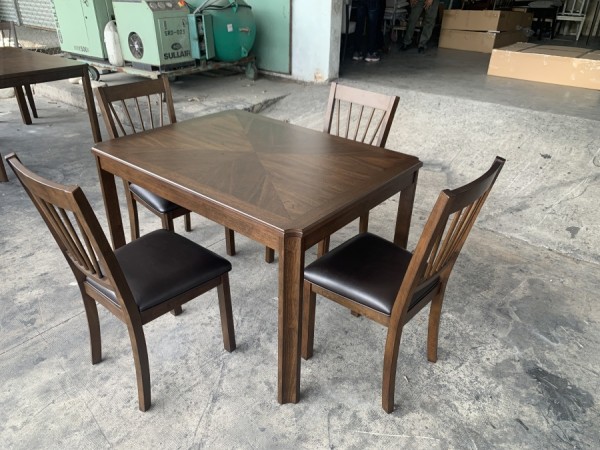 5-PIECE DINING SET - ESPRESSO