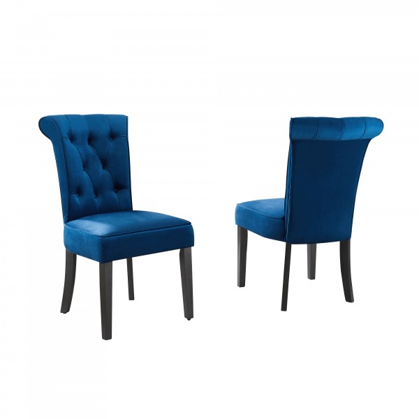 DINING CHAIR, SET OF 2 - BLUE