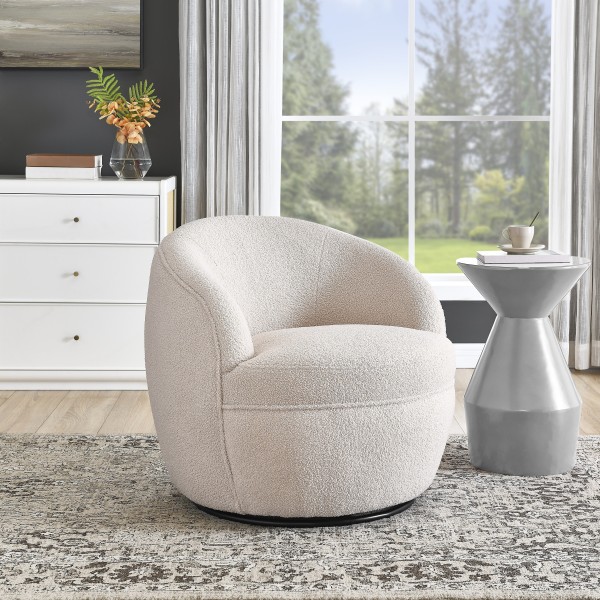 ACCENT CHAIR - BEIGE