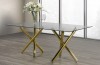 DINING TABLE - GOLD