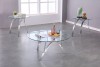 3-PIECE COFFEE TABLE SET - SILVER