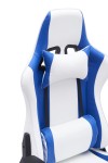 GAMING CHAIR - WHITE/BLUE