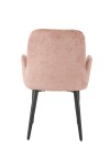 DINING CHAIR, SET OF 2 - SALMON