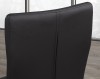 DINING CHAIR, SET OF 2 - BLACK/GOLD