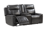 POWER RECLINER LOVE SEAT, CHARCOAL
