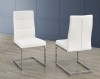 DINING CHAIR, SET OF 2 - WHITE