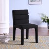 DINING CHAIR, SET OF 2 - BLACK