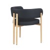 DINING CHAIR, SET OF 2 - BLACK