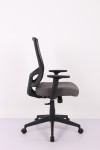 Office Desk & Chair Set, Black/Charcoal