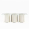 90'' DINING TABLE - BEIGE