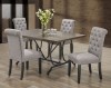 5-PIECE DINING SET - GREY     