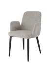 DINING CHAIR, SET OF 2 - GREY