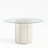 54'' DINING TABLE - BEIGE