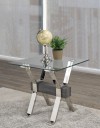 END TABLE - GREY/SILVER