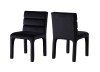 DINING CHAIR, SET OF 2 - BLACK