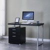 Office Desk & Chair Set, Black