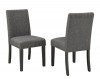 DINING CHAIRS, SET OF 2 - GREY