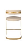 COUNTER STOOL - SET OF 2 ,GOLD