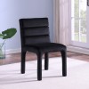 DINING CHAIR, SET OF 2 - BLACK