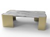 COFFEE TABLE, GOLD