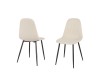DINING CHAIR, SET OF 4 - BEIGE