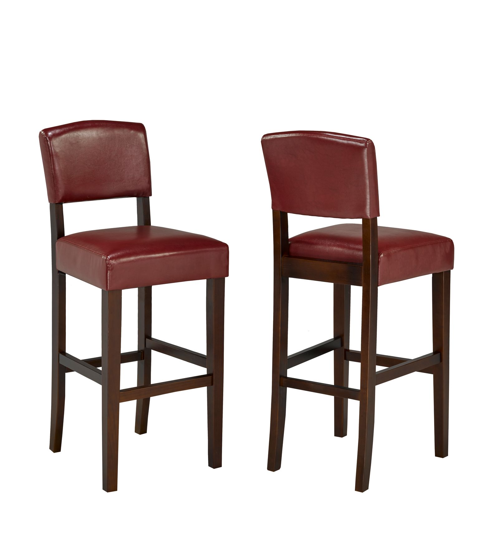 BAR STOOL, SET OF 2 - RED